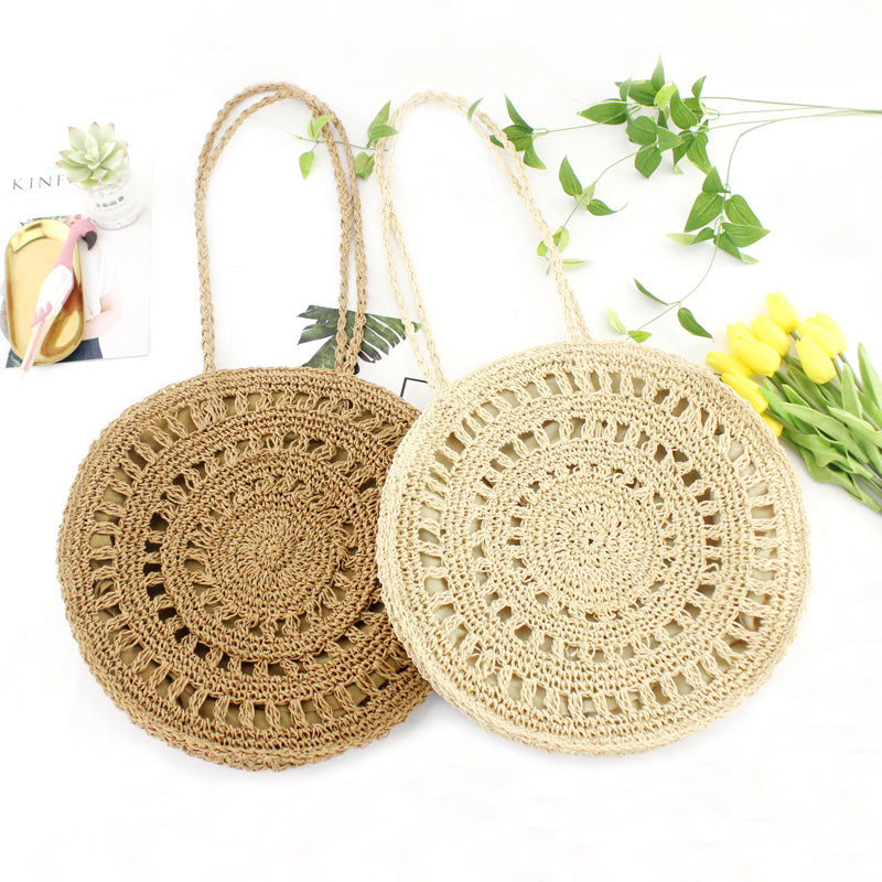 Straw Woven Bucket Bag* – Abby's Luna