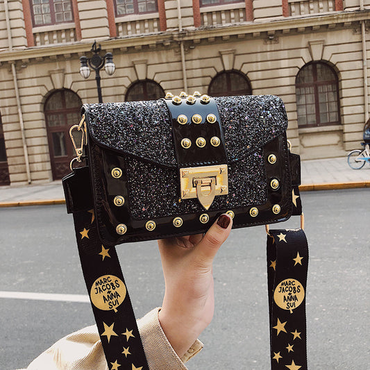 Women's Stylish Vintage Studded Handbag