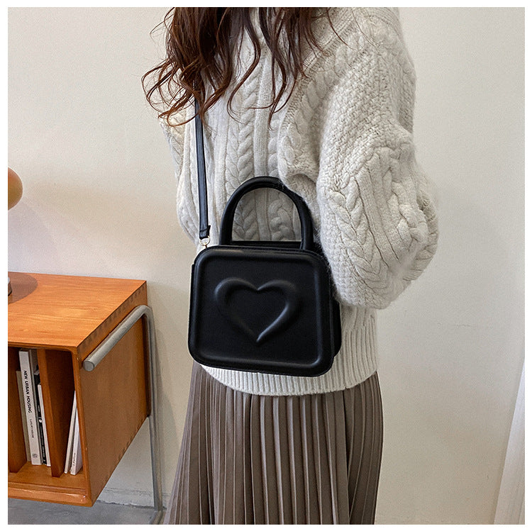 Trendy Casual Fashion Shoulder Crossbody Portable Small Square Bag