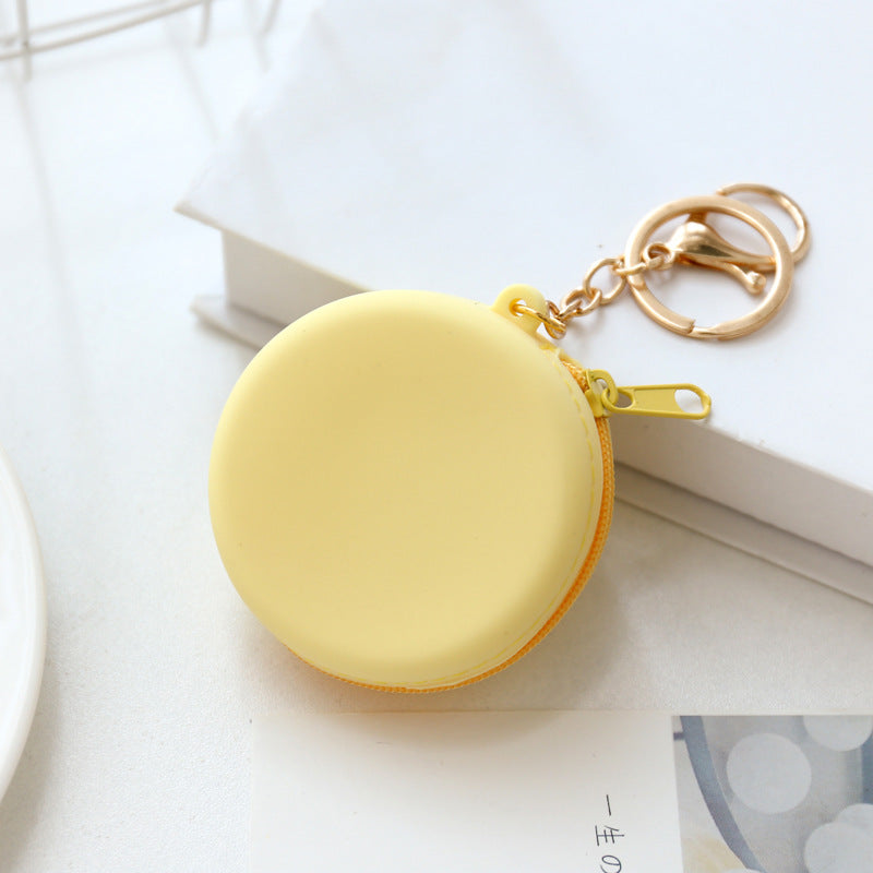 Cute Cartoon Round Silicone Coin Purse