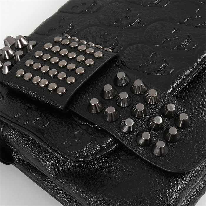 Black Punk Shoulder Bag