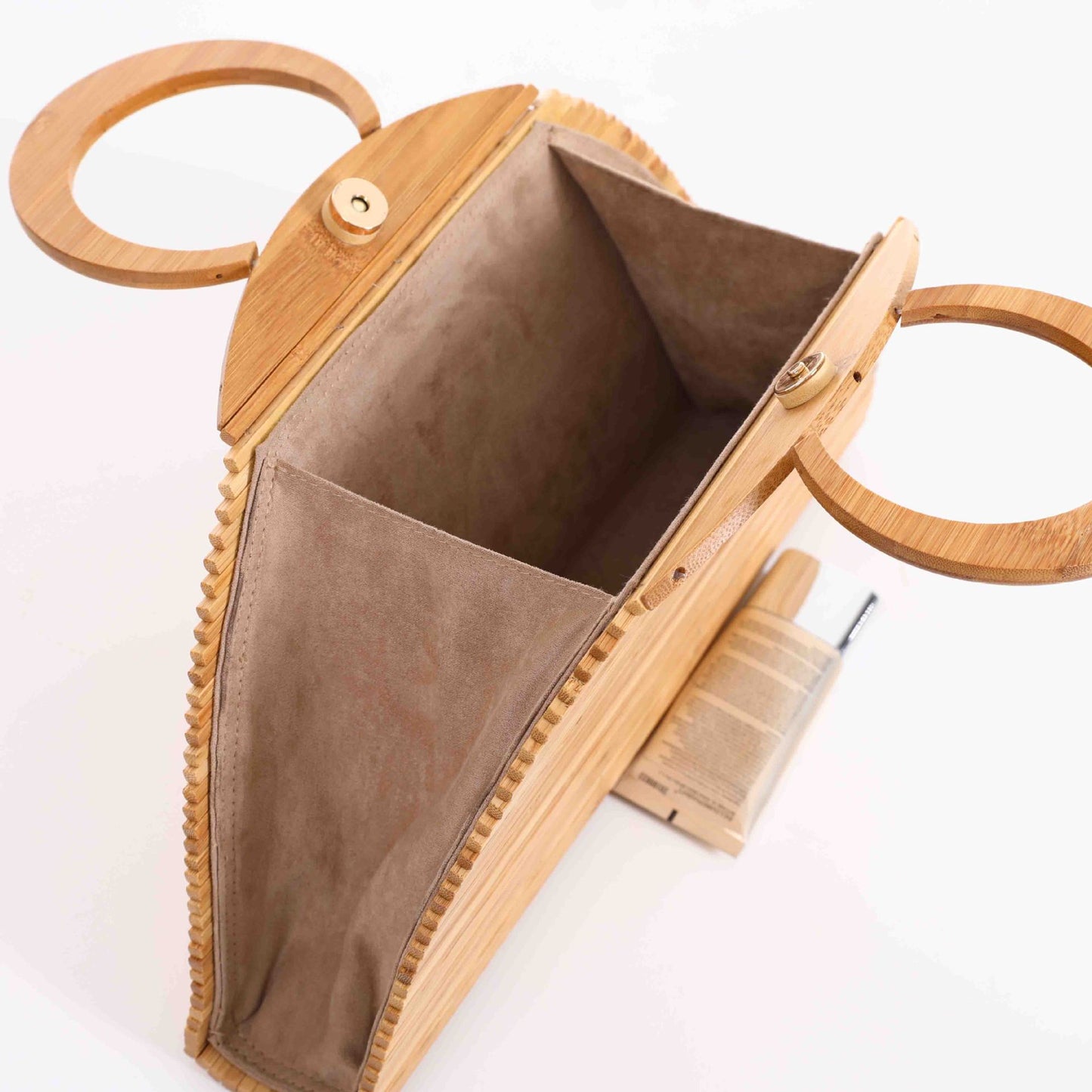 Hand-Woven Bamboo Handbag