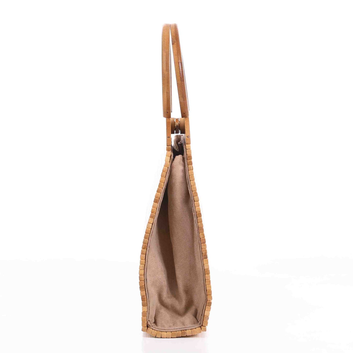 Hand-Woven Bamboo Handbag