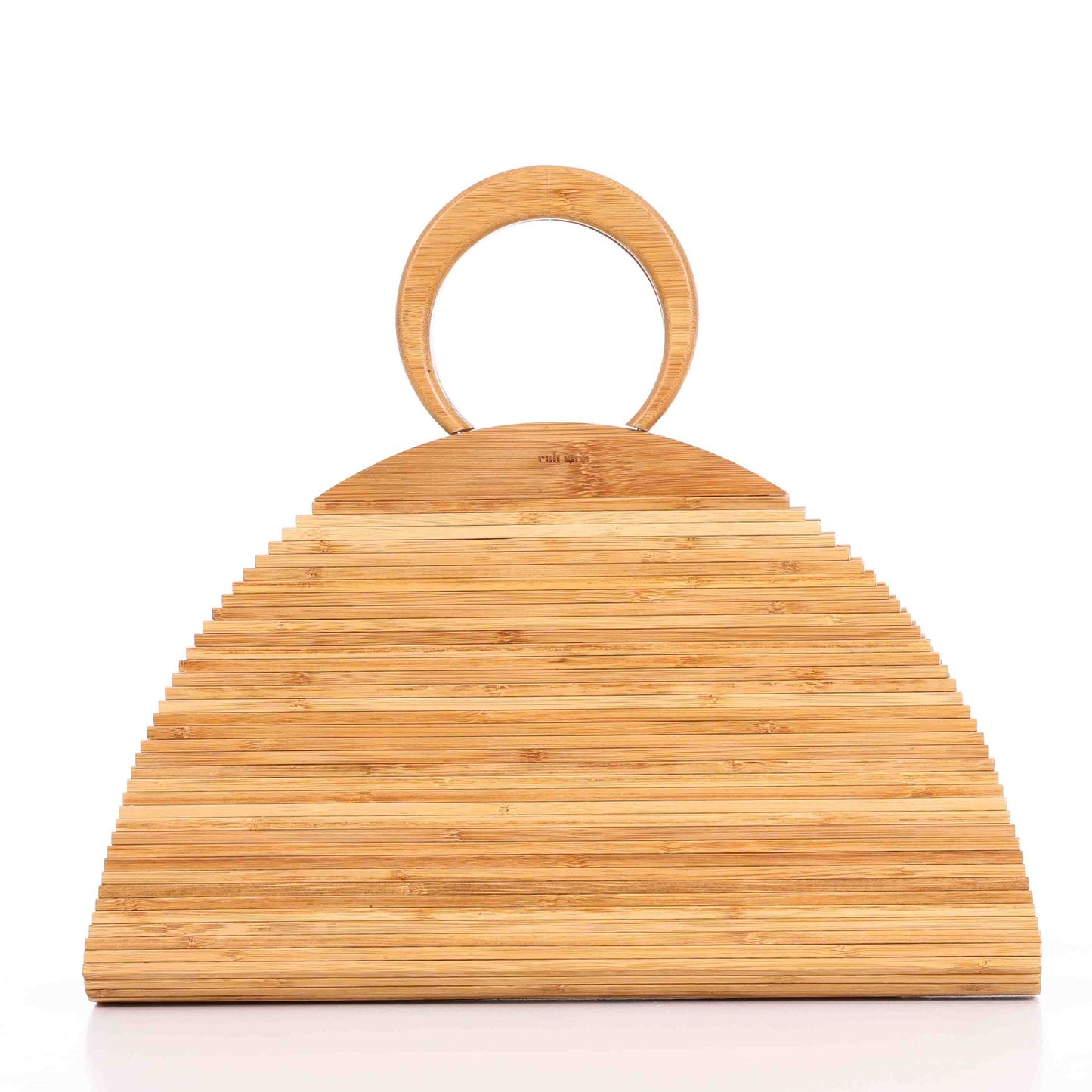 Hand-Woven Bamboo Handbag