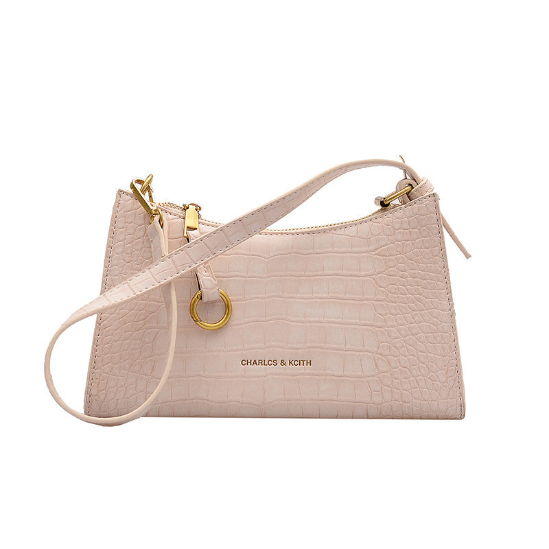 Small Croc-Embossed Handbag