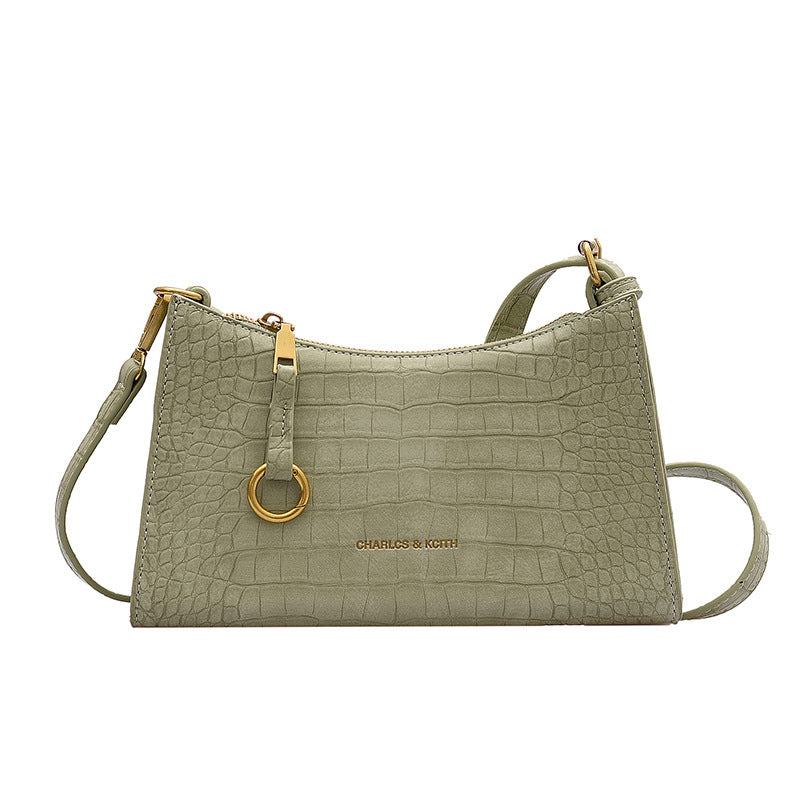 Small Croc-Embossed Handbag