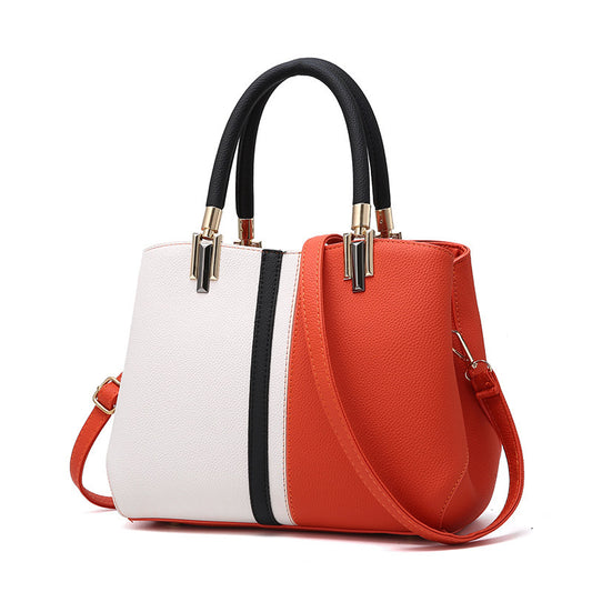 Trendy Contrast Handbag